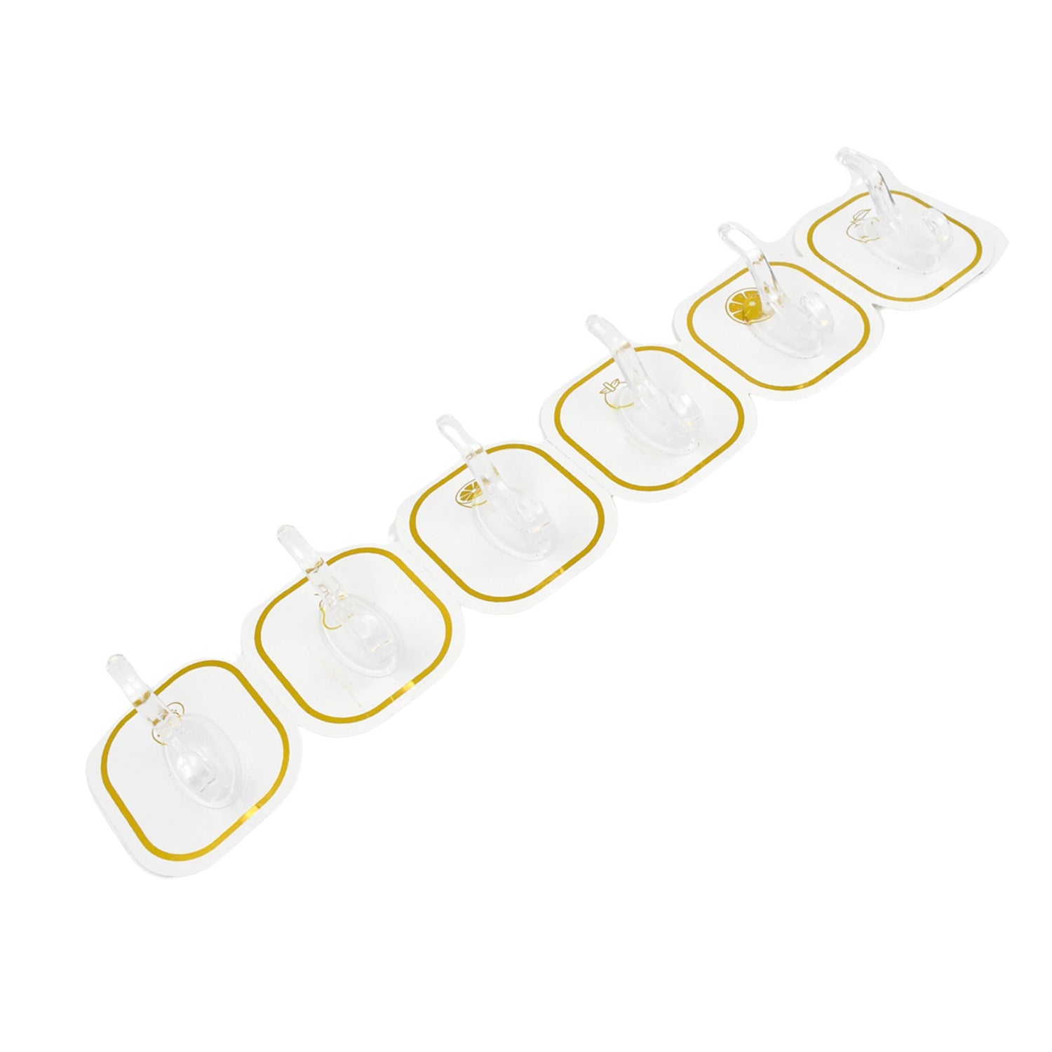 TRANSPARENT ADHESIVE WALL HOOK (6 PCS SET) TRANSPARENT ADHESIVE WALL HOOK (6 PCS SET)